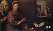 Diego Velazquez Christ in the House of Mary and Martha painting